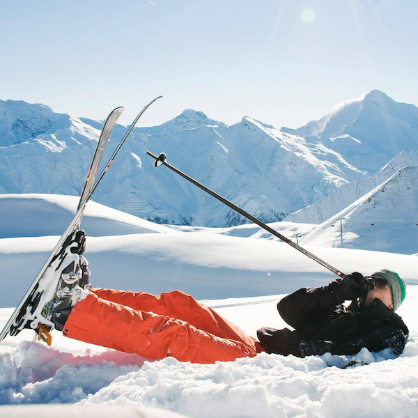 Après Skistokken zwart/ grijs - Afbeelding 3
