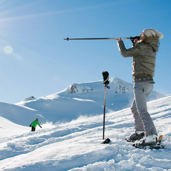 Après Skistokken zwart/ grijs - Afbeelding 2
