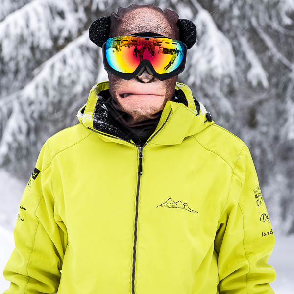Orangutan skimasker - Afbeelding 3