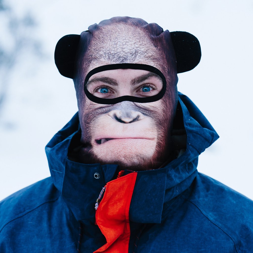 Orangutan skimasker - Afbeelding 2