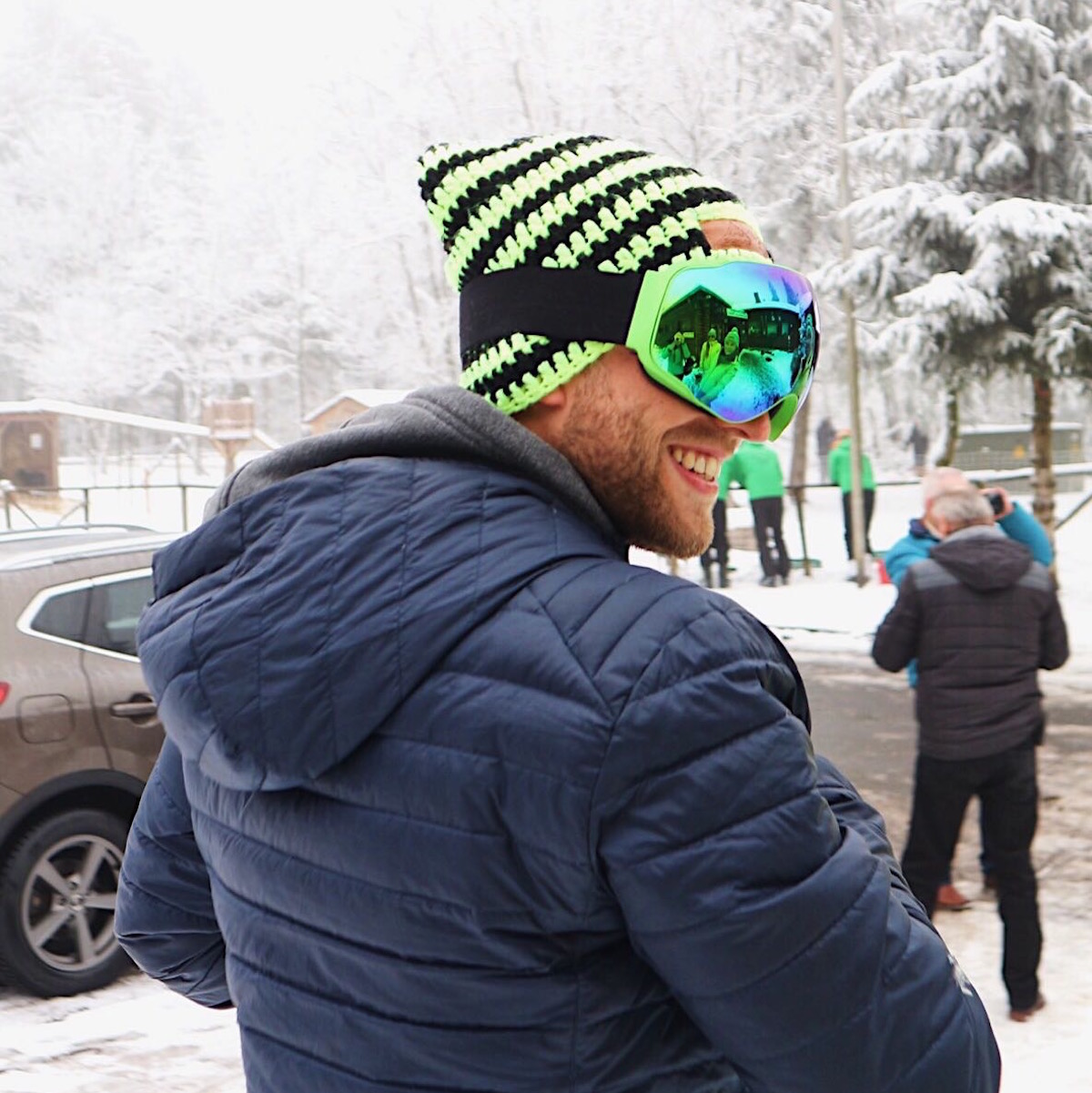 Après Ski Muts neon geel