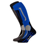 Falcon ski socks men 2 pack black and blue