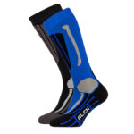 Falcon ski socks children 2 pack black and blue