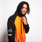 Oneskee waterdichte wintersport hoodie orange black