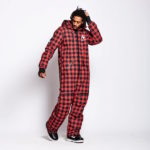 OneSkee original Pro suit Red Plaid