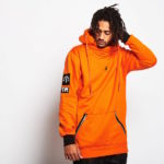 Oneskee waterdichte wintersport hoodie orange