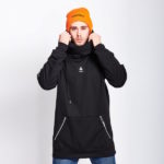 Oneskee waterdichte wintersport hoodie black