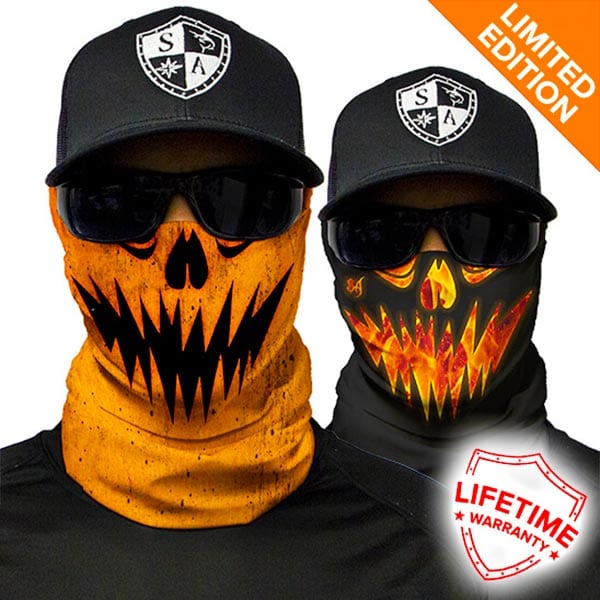 Faceshield 2-sided Jack-O