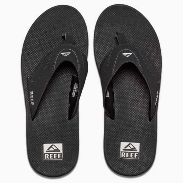Reef Fanning black Silver met flesopener