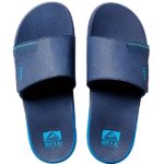 Reef Fanning Slide Ocean Heren Slipper Blue met flesopener