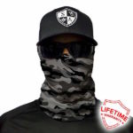 Faceshield Gray Military Camo
