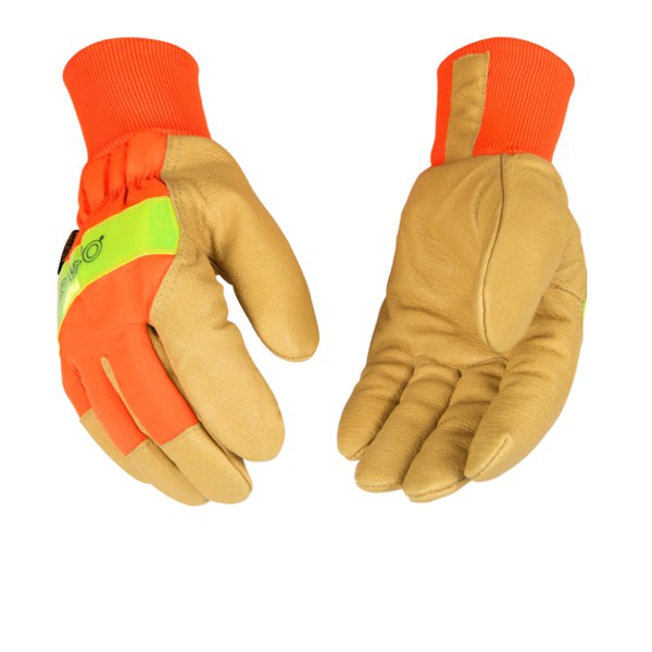 Reflective Kinco work gloves orange