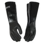 Long chemical resistant gloves black