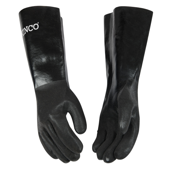 Lange chemisch bestendige handschoenen zwart