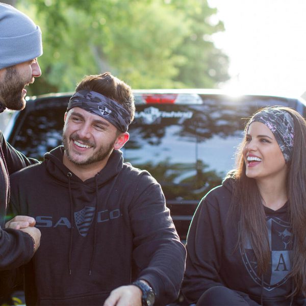 Gray military camo bandana - Afbeelding 3