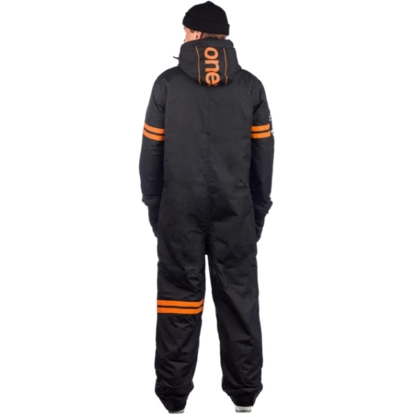 Oneskee original Pro suit Black / Orange stripes - Afbeelding 2
