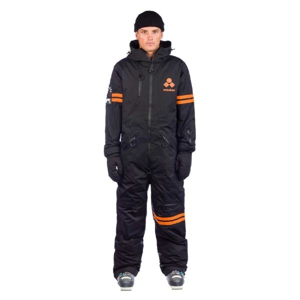 Oneskee original Pro suit Black with Orange stripes