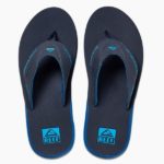 Reef Fanning ocean blue slippers