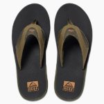Reef Fanning slippers olive swells met bier opener
