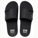 Reef fanning slide black silver