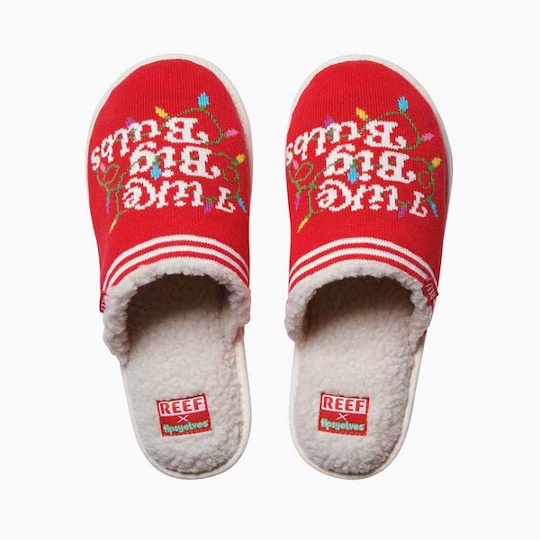 Reef kerstsloffen